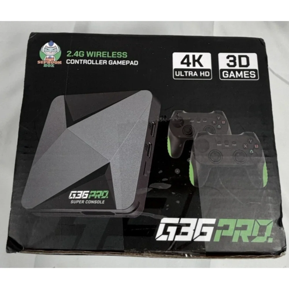G36PRO,HDMI TV Video Game Stick Retro Gaming Console Wireless Controller 256GB
